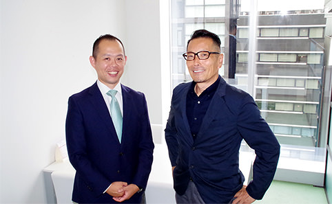 左：代表、大和田　右：京都府B社様